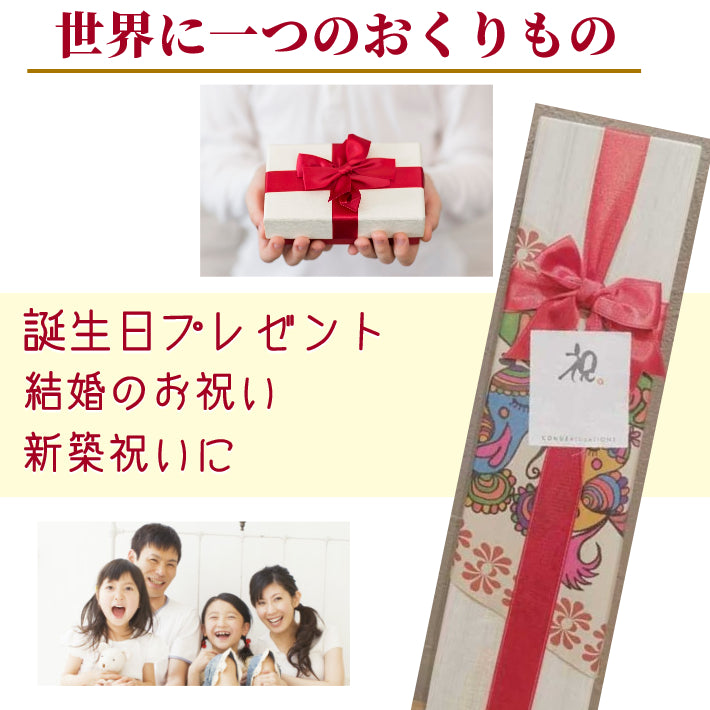 Cute Japanese chopsticks with shiny heart design blue pink - DOUBLE PAIR WITH ENGRAVED WOODEN BOX SET